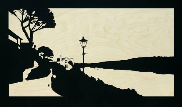 - a , woodcut Sculpture by Rob Braybrooks, measuring 60 x 100 cm (H x W) £1200